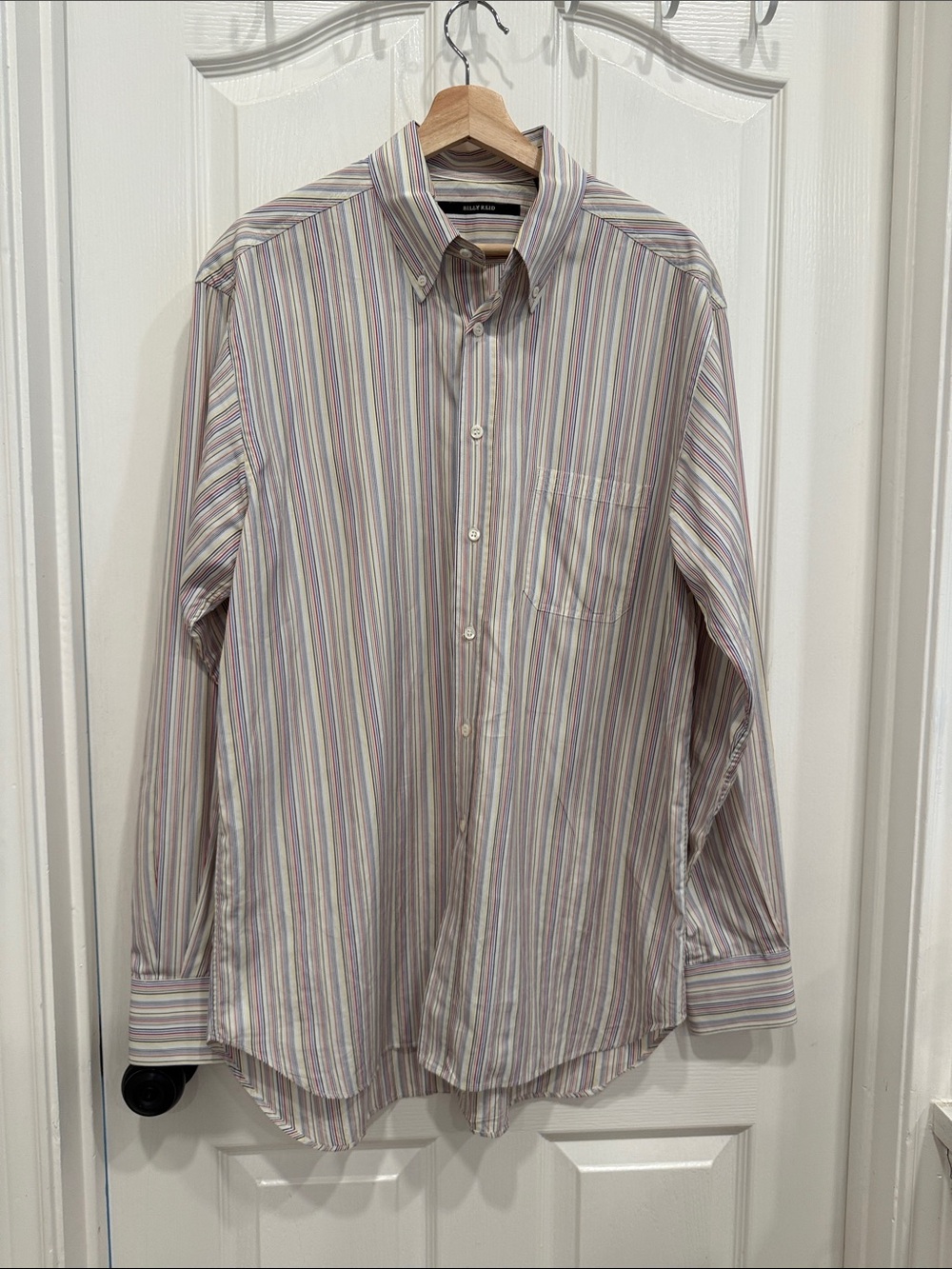Billy Reid stripe button down dress shirt